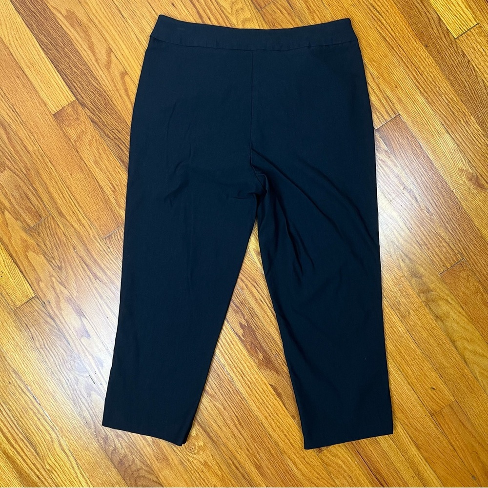 Lulu B Black Capri w/ Rhinestone Detail - Picture 2 of 10